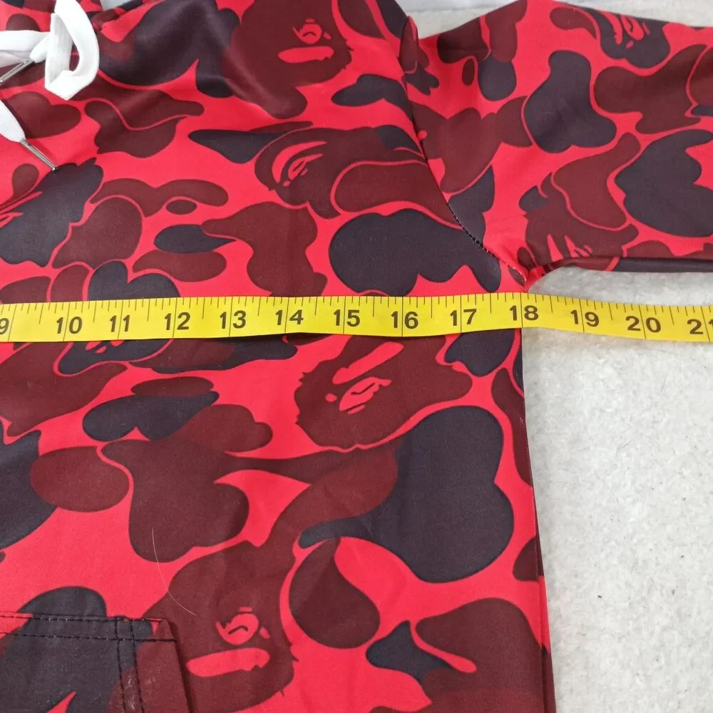 Camo red shark
